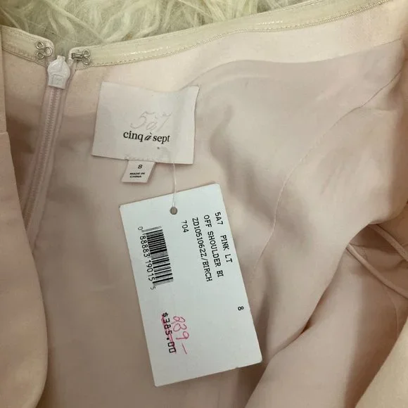 CINQ À SEPT V-Neck Midi Length Dress - Picture 7 of 11